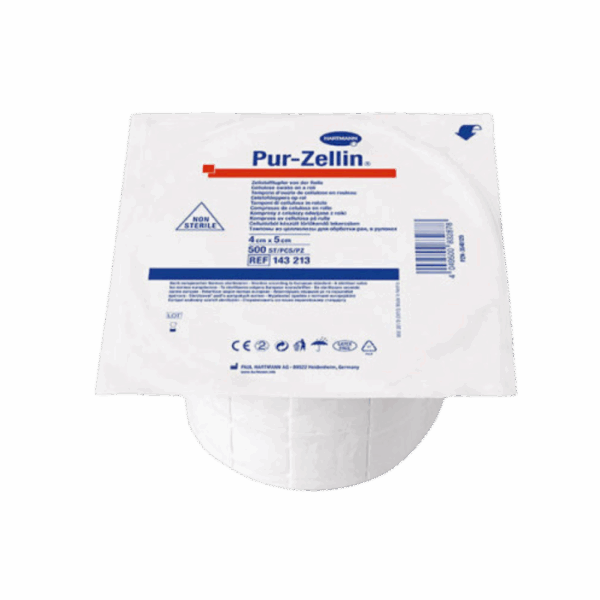 COMPRESSES PUR-ZELLIN 4X5CM RL