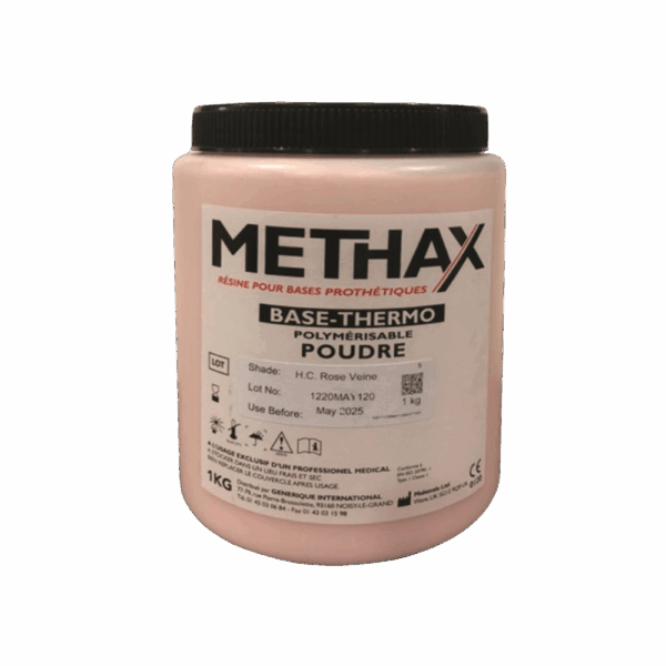METHAX BASE POUDRE SEULE 1KG ROSE VEINE