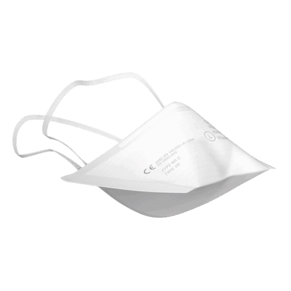 MASQUES DE PROTEC.RESPIRATOIRE X20 ( bec de canard) BLANC FFP2