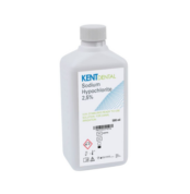 Hypochlorite de sodium 2,5 % Kent Dental 500 ml pour irrigation canalaire