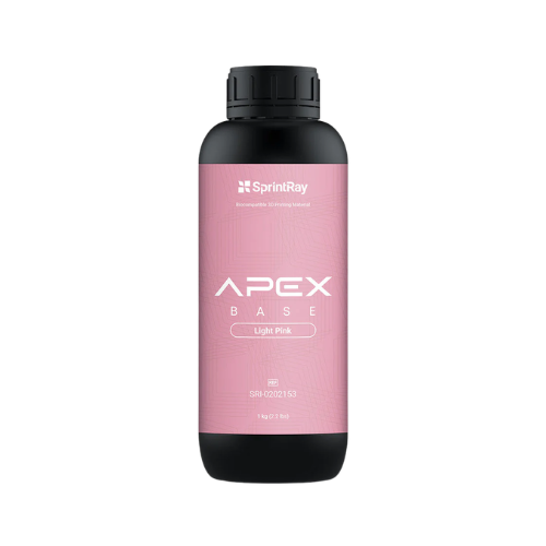 SprintRay Apex Base Light Pink résine d'impression 3D pour bases de prothèses dentaires